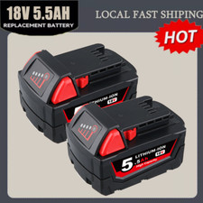 2PACK For Milwaukee M18 Lithium 5.5 AH Extended Capacity Battery 48-11-1860 18V