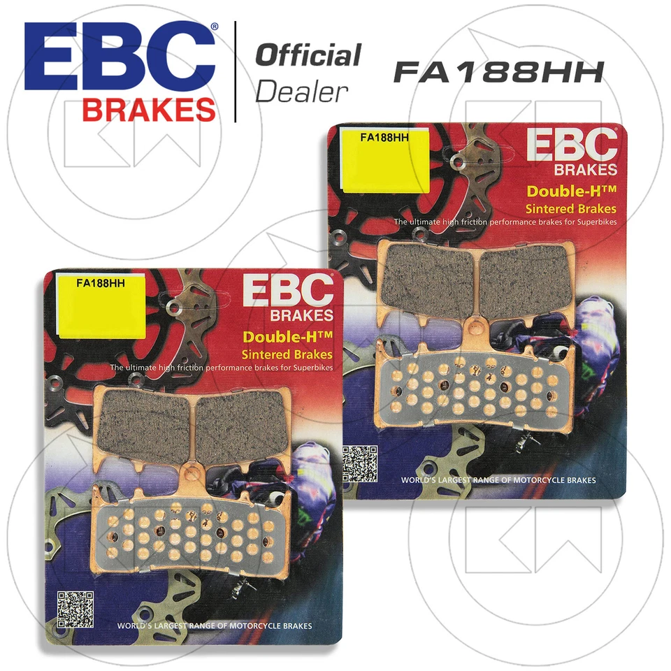 PLAQUETTES DE FREIN Avant Sinter EBC FA188HH pour Suzuki R Hayabusa 1300 2003 Foto 2 de 4
