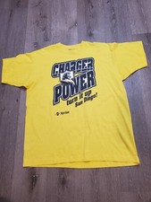 Vintage Single Stitch NFL San Diego Chargers Football T-shirt Made In USA XL