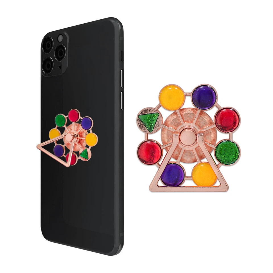 Soporte de anillo de teléfono giratorio y bañera de hidromasaje 360° para teléfonos celulares y tabletas Foto 4 de 4