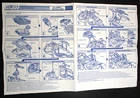 Vintage GI Joe  1991 Ice Sabre ORIGINAL Instructions Blueprints