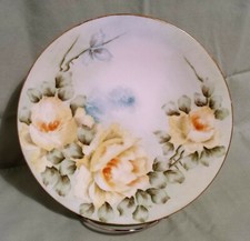 JEAN POUYAT LIMOGES FRANCE CABINET PLATE GREE...