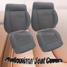 For 2008-2010 Jeep Wrangler Rubicon Driver / Passenger Bottom / Top Seat Cover