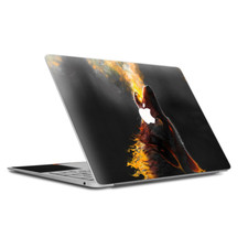 Skin Decal Wrap for MacBook Air Retina 13 Inch - Wolf howling at Moon