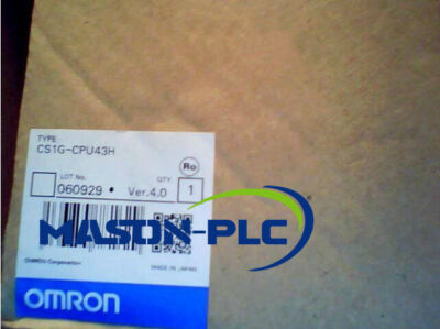 OMRON PLC CPU Unit CS1G-CPU43H ( CS1GCPU43H ) New IN BOX