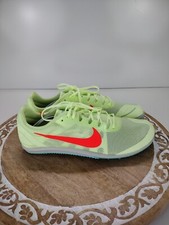 Nike Zoom Rival D Men Track Racing Spikes 10 Barely Volt Green Sz 12 907566-700