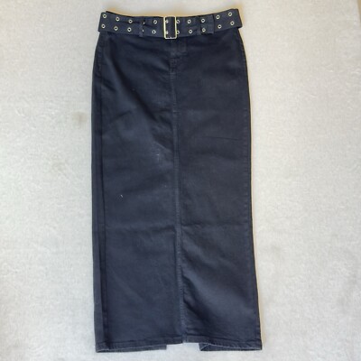 BRAND NEW Windsor Denim Skirt Size L Long with CUTE - Main Image