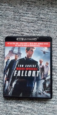 Mission Impossible Fallout 4K UHD Blu Ray 