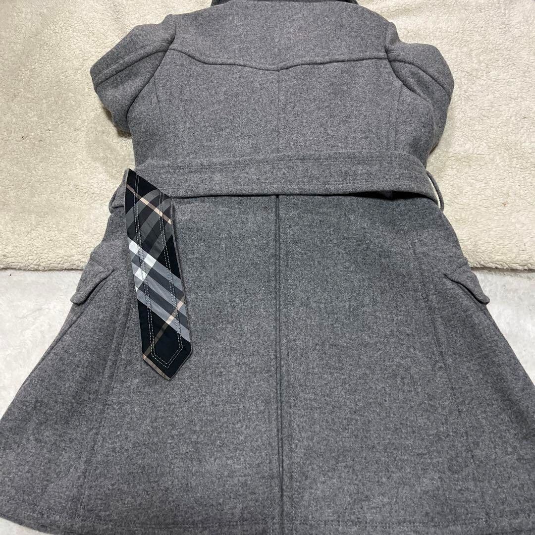 BURBERRY BLUE LABEL コート 40サイズ グレー BURBERRY BLUE LABEL Woman's wool coat Gray Size 40/US:S