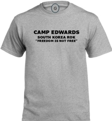 CAMP EDWARDS * SOUTH KOREA ROK* FREEDOM* INDIVIDUAL BASE PT SHIRT