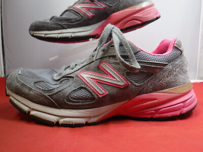PFR VTG Women's NEW BALANCE 990v4 USA Gray Pink Running
