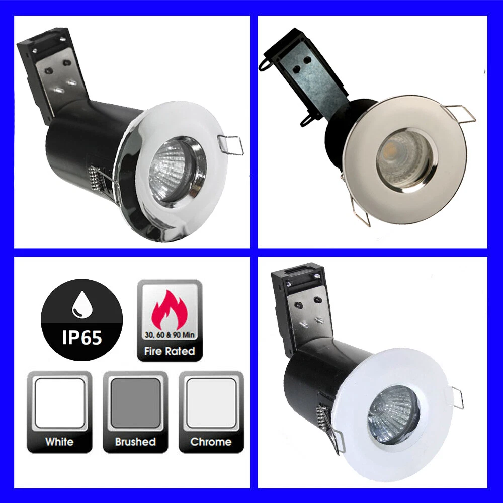Fixed IP65 Outdoor Bathroom Shower GU10 LED Downlight Waterproof Spot Light Bulb