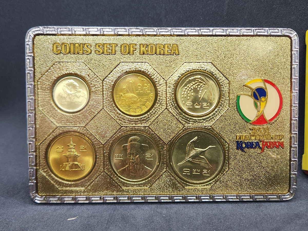 2002 FIFA WORLD CUP Korea Japan Uncirculated 6 Coin Set 2002 FIFA WORLD CUP Korea Japan Uncirculated 6 Coin Set