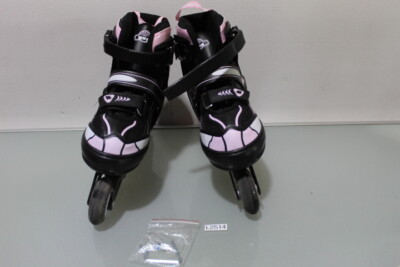Hikole Inline Skates for Kids Youth, Adjustable Roller Skates with 8 Beleu