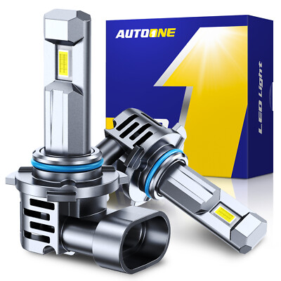 Pair 9005 HB3 LED Headlight Super Bright Bulbs Kit White 24000LM High/Low Beam