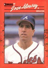 1990 Donruss #389c Jose Alvarez
