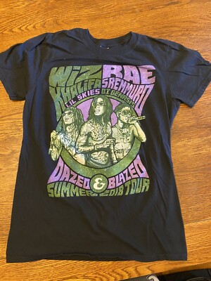 Dazed & Blazed Summer 2018 Tour Shirt Sz S Wiz Khalifa