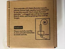 Brand new 0.2  Extruder For QIDI TECH