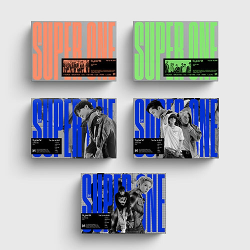 SuperM SuperOne アルバム 三種セット SuperM 1st Album [Super One] CD+Book+Booklet+2p Card+F