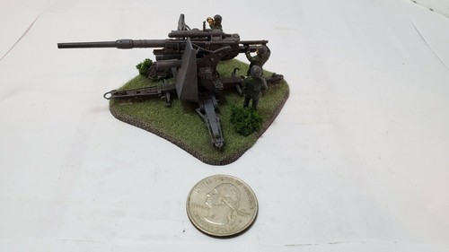 Pre-Built German Flak88 36/37 Anti-tank Gun w/ Crew Diorama 1/72 scale