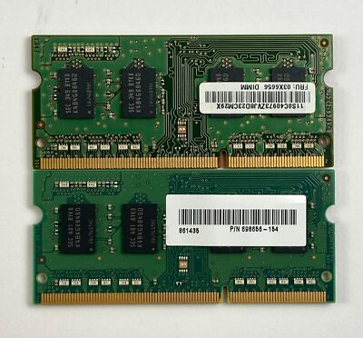 4GB DDR3L 1600 PC3L-12800S SODIMM Samsung SK Hynix Laptop RAM