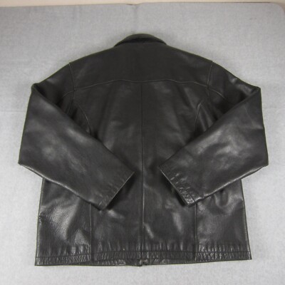 SERGIO BENINI レザーマウンテンジャケット ブラック XL SERGIO BENINI レザーマウンテンジャケット ブラック XL Sergio