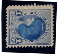 U.S. - 219 - With Blue Heart cancel - Used