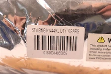 (12-Pairs) Towa PowerGrab KEV4 Cut Resistant Gloves Latex/Nitrile Coating XL 