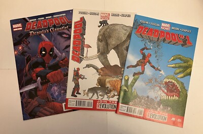 Deadpool #1-2 & Draculas Gauntlet #1 (Marvel 2012) Brian Posehn & Gerry Duggan