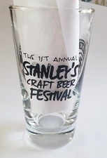 New Belgium Brewery Brooklyn BrCraft Beer Festival Glass - M