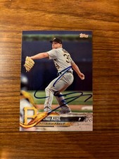 2018 Topps Pittsburgh Pirates Chad Kuhl Autographed Baseball Card #187