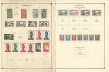 Cameroun Stamp Collection On 16 Scott Harris Pages 1900-1971 Jfz