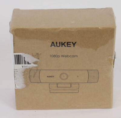 Aukey Webcam 1080P HD Stereo Mikrofon USB Webkamera für Video Chat Zoom Teams