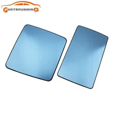 1248101321 Pair L+R Side Mirror Glass Heated For Mercedes-Benz W124 S124 W201190