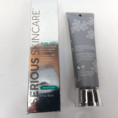 Serious Skincare Pure Pep 30% Peptide & Neuropeptide Concentrate 59ml/2oz New