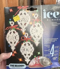 The Beadery Winter Ice Christmas Ornament Kit  Diamonds