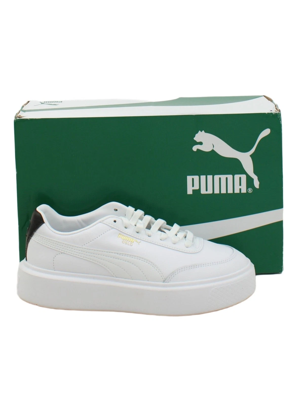 Scarpe da ginnastica uomo Puma UK 7 in pelle bianca con altre sneakers nuove con etichette