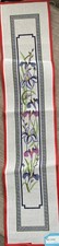 Handpainted Needlepoint Canvas Long Iris Runner Must Read Description