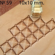 Leather stamp tool for leather craft DIY brass stamp 59