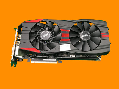 ASUS NVIDIA GeForce GTX 970 Grafikkarte GTX970-DC2OC-4GD5 Fan Defekt