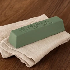 Green Extra Fine Buffing Compound 1 Lb Bar - 400-600 Grit for Metal Polishing
