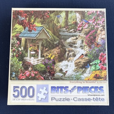 Everything So Beautiful Alan Giana 500 pc 18'' X 24'' Bits And Pieces Puzzle NEW!