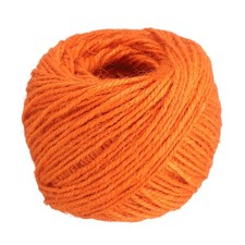 164 Feet Natural Jute Twine 2mm Twine String Color Jute Rope, Orange