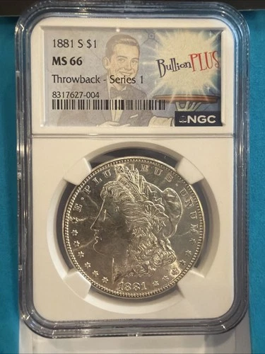 1881 - Ms66 Morgan Silver Dollar Billion Plus