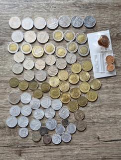 Italien Münzlot Sammlung Lire auch ältere dabei Silber?