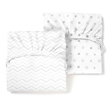 100 Organic Cotton Sheets For The Guava Lotus Travel Crib set Of 2 Baby And T