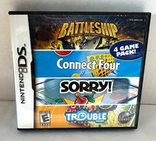 Nintendo - Battleship/Connect Four/Sorry/Trouble (Nintendo DS, 2007)