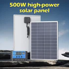 500W 1000W 12V Photovoltaic Solar Panel Power Bank Kit 100A Controller Solar Pla