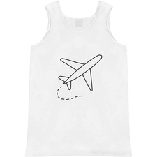 'Travel Airplane' Adult Vest / Tank Top AV053406
