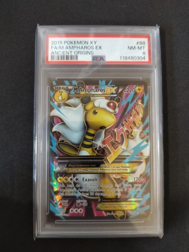 M Ampharos-EX graded PSA 8 for sale on eBay